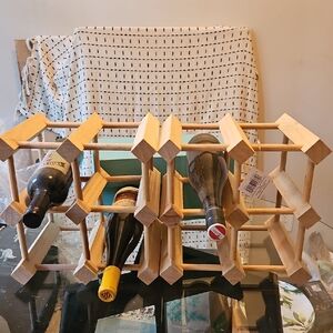 Sets Of 2 Wooden Wine Racks
